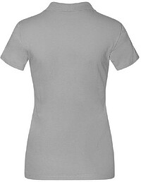 Women’s Jersey Polo-Shirt, new light grey, Gr. S 