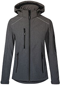 Women's Softshell-​Jacket, heather grey, Gr. 2XL