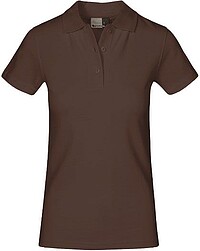 Women’s Superior Polo-​Shirt, brown, Gr. 3XL