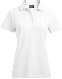 Women’s Superior Polo-​Shirt, white, Gr. XL